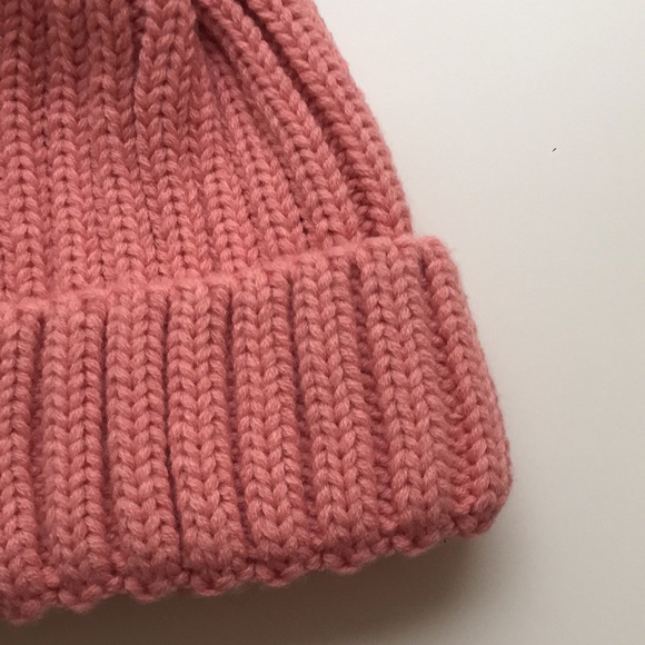 NWT Pink Toque - Faux Fur Pom Pom (imperfect) - Picture 3 of 14